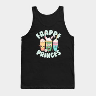 Funny Frappe Coffee Princes. Tank Top